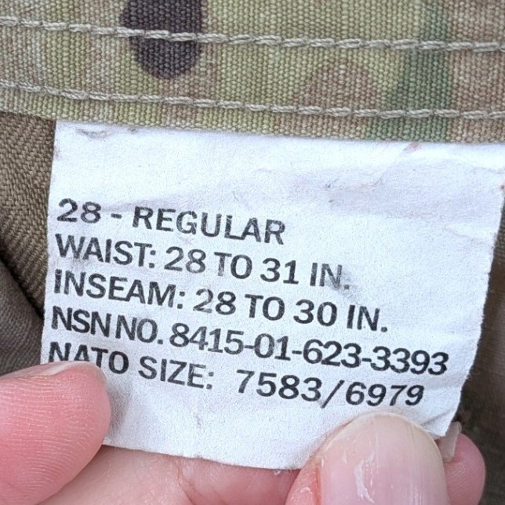 US Army Multicam Combat Uniform Set Tactical Utility Gorpcore - Picture 3 of 16